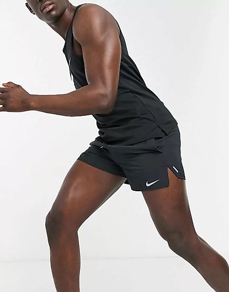 Nike Running – Flex Stride – Shorts in Blau, 5 Zoll-Schwarz günstig online kaufen