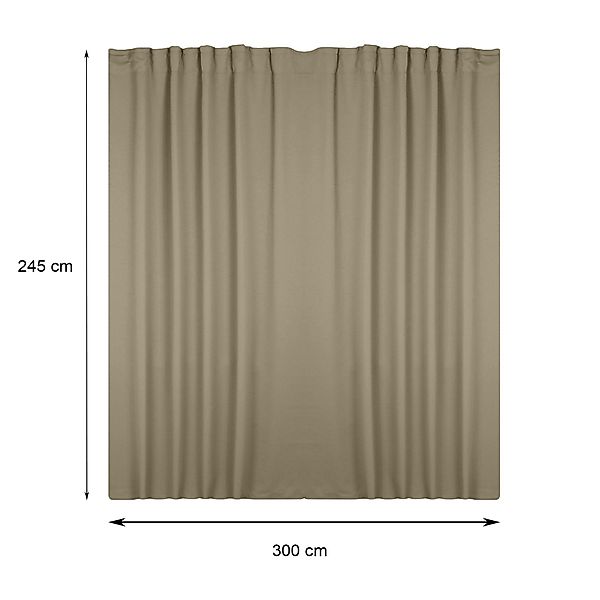 Haus und Deko Verdunkelungsvorhang Verdunklungsvorhang 295x245 günstig online kaufen
