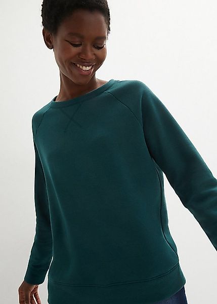 bonprix Sweatshirt mit Rundhalsauschnitt günstig online kaufen