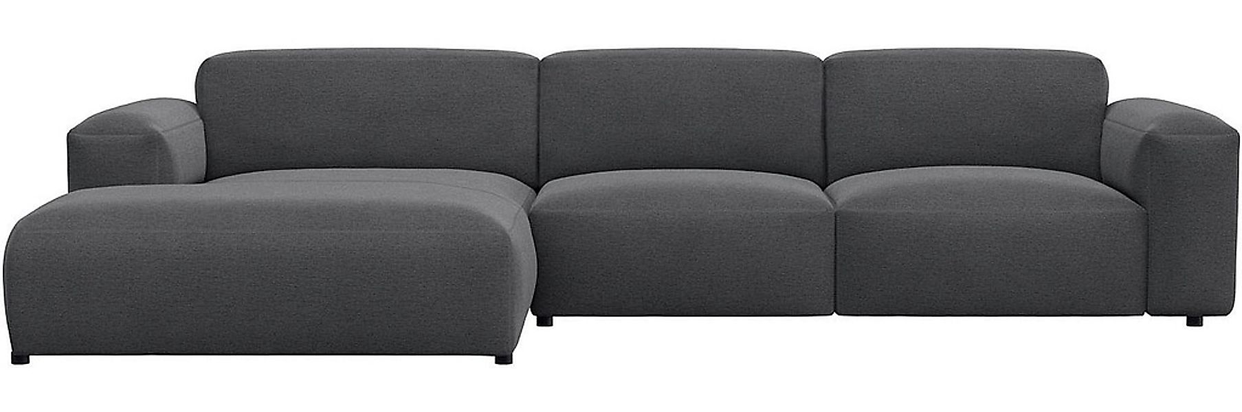 FLEXLUX Ecksofa "Lucera bequem und komfortabel durch hochwertigen Sitzaufba günstig online kaufen