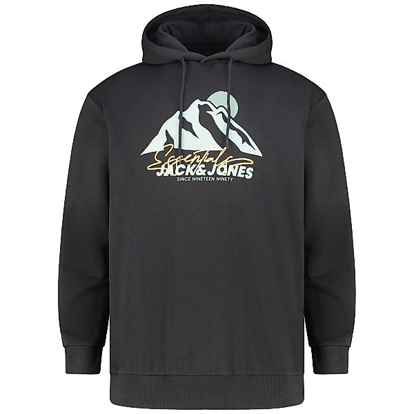 Jack&Jones Hoodie aus Baumwollmischung Farbe schwarz Größe: 3XL günstig online kaufen