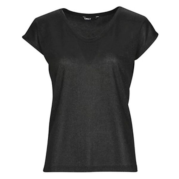 Only  T-Shirt ONLSILVERY S/S V NECK LUREX TOP JRS günstig online kaufen