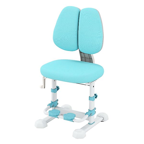 COSTWAY Kinderstuhl, mit verstellbarer Doppelrückenlehne, höhenverstellbar günstig online kaufen