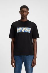 HUGO Blue T-Shirt Nurix mit coolem günstig online kaufen