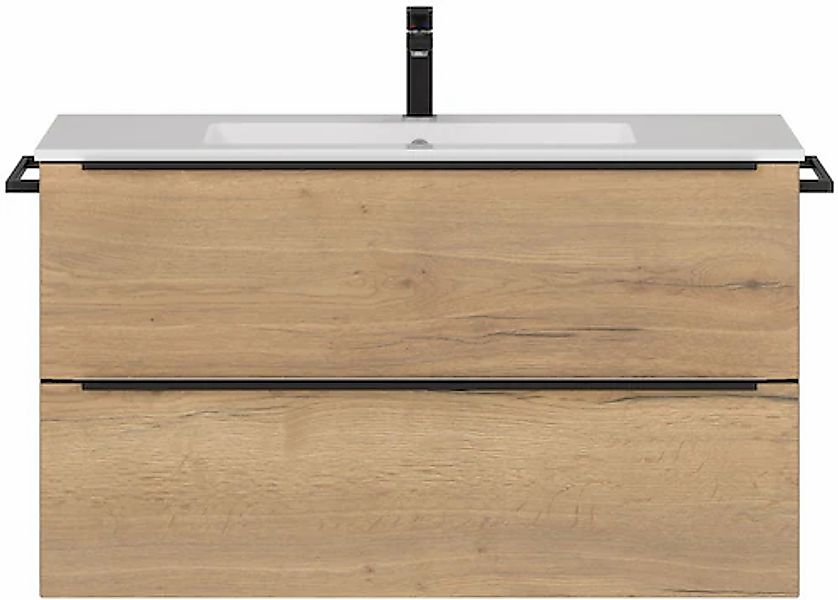nobilia® Waschtisch-Set Levere, (1-St., vormontiert, mit günstig online kaufen