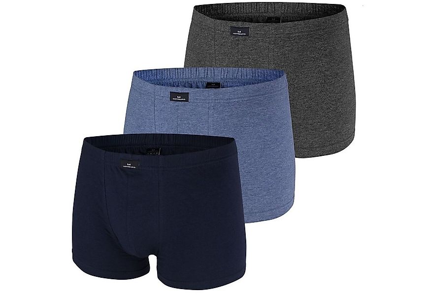 GÖTZBURG Boxershorts Tower (3-St., 3er-Pack) ohne Eingriff, aufgedoppelter günstig online kaufen
