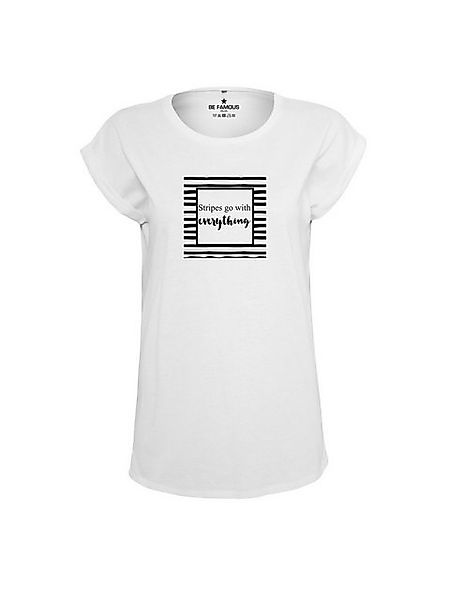 Be Famous Print-Shirt Classic Roll Up STRIGO (1-tlg) günstig online kaufen