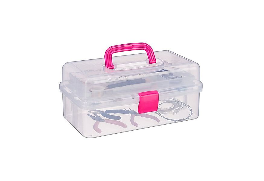 relaxdays Aufbewahrungsbox mit 9 Fäch, Pink günstig online kaufen