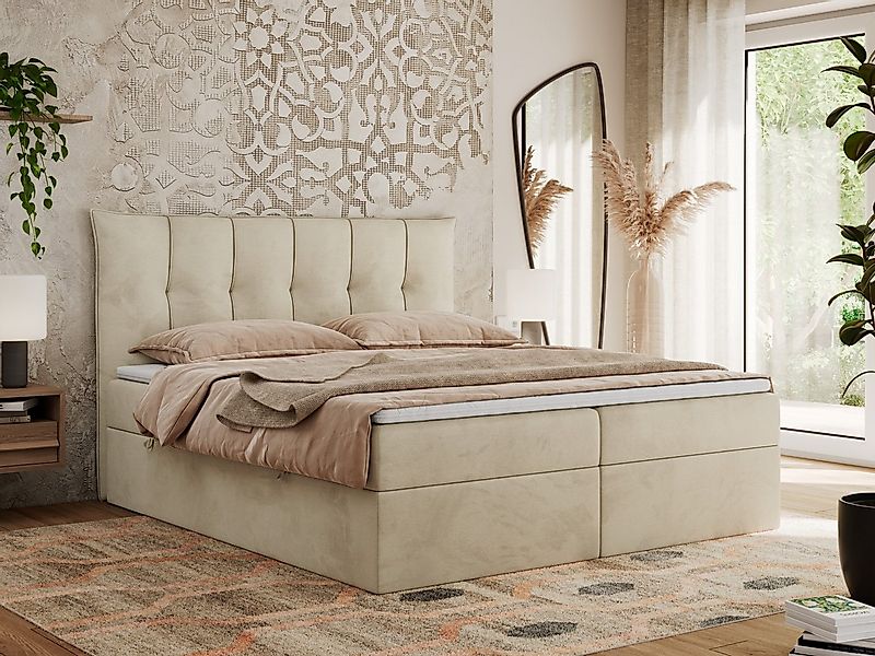 MKS MÖBEL Boxspringbett PREMIUM 10 (Set, Packung, Topper T25, Multipocket-M günstig online kaufen
