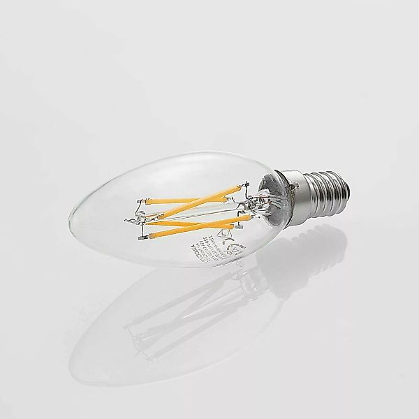 LED-Filamentlampe E14 4W 827 Kerze dimmbar 3er-Set günstig online kaufen