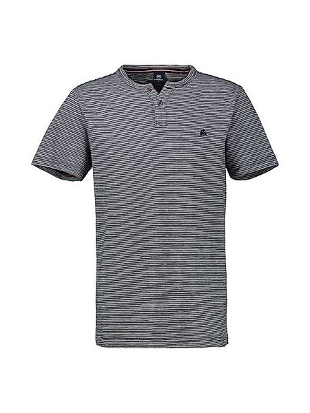 LERROS Henleyshirt LERROS Gestreiftes Serafinoshirt, gestrickt günstig online kaufen