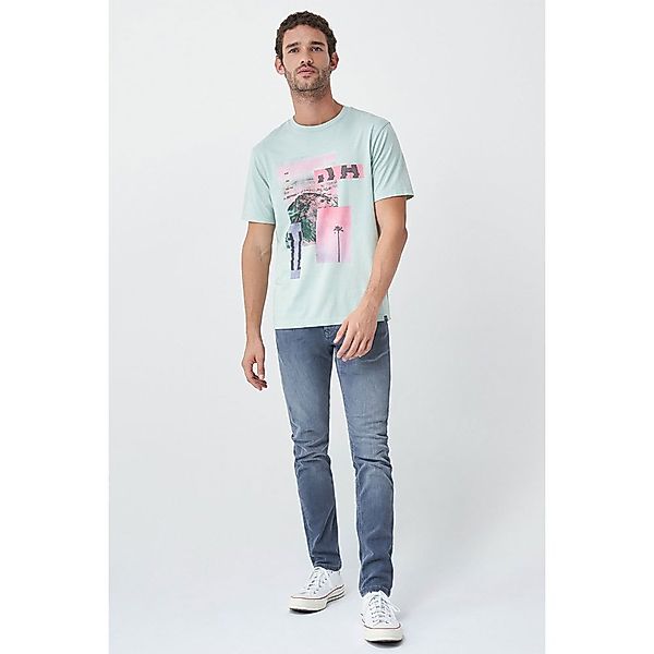 Salsa Jeans 125535-510 / Graphic Photo Kurzarm T-shirt XL Green günstig online kaufen