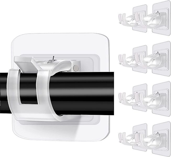 Blusmart Gardinenstangenhalter Gardinenstangenhalterung Kein Bohren erforde günstig online kaufen