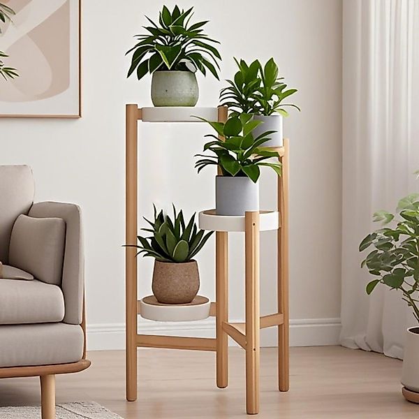 YINDN Blumenständer Pflanzenregal rund, Blumenregal, kleine günstig online kaufen