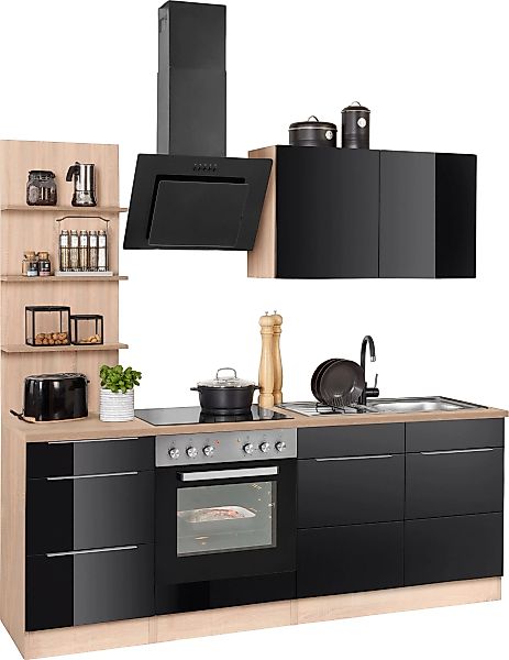Kochstation Küchenzeile "KS-Brindisi", ohne Geräte, Breite 210 cm günstig online kaufen