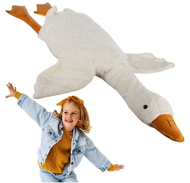 KRUZZEL Kuscheltier Plüsch Kuscheltier Gänsekissen (Spar-Set, 1-St., kusche günstig online kaufen