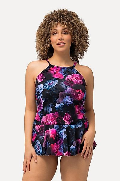 Ulla Popken Tankini Tankini Pfingstrosen Softcups Schößchen günstig online kaufen