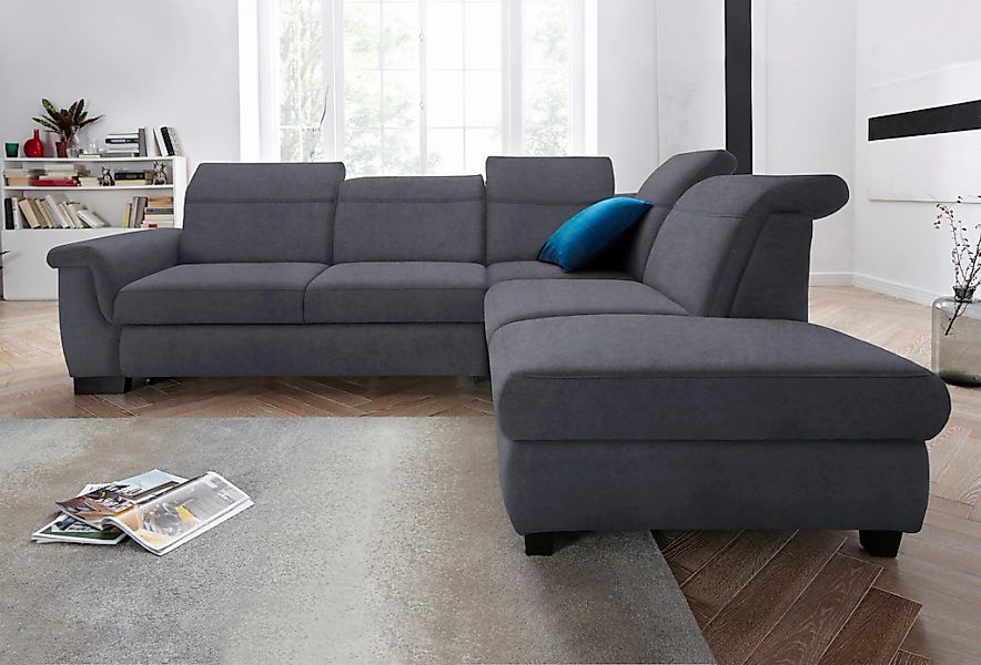DOMO collection Ecksofa "Sully komfortables Sofa, L-Form", wahlweise mit Be günstig online kaufen