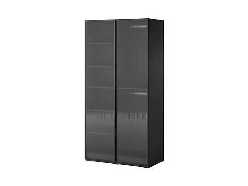 Compleo Kleiderschrank mit Fronten gefräst und 2x Kleiderstange, Modern des günstig online kaufen