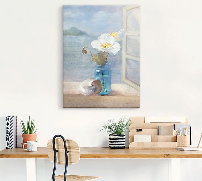 Artland Wandbild »Küsten Blumen II«, Arrangements, (1 St.), als Leinwandbil günstig online kaufen