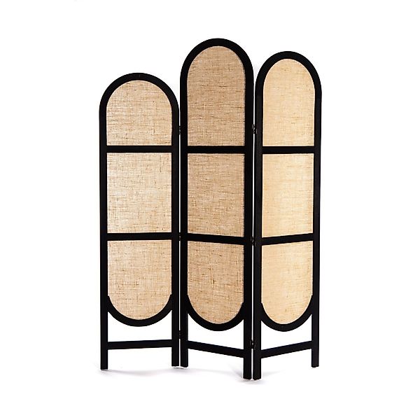CREEDWOOD Paravent RAUMTEILER "ARCO", Leinen, 170 günstig online kaufen