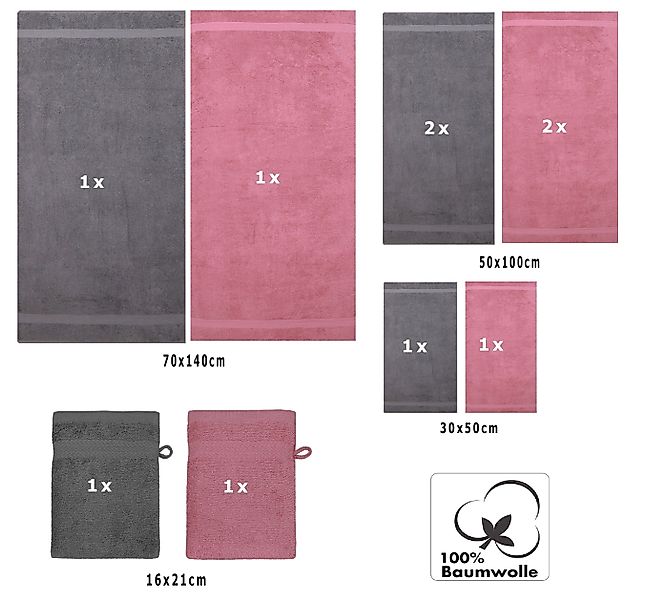Betz Handtuch Set 10-tlg. Handtuch-Set Premium günstig online kaufen
