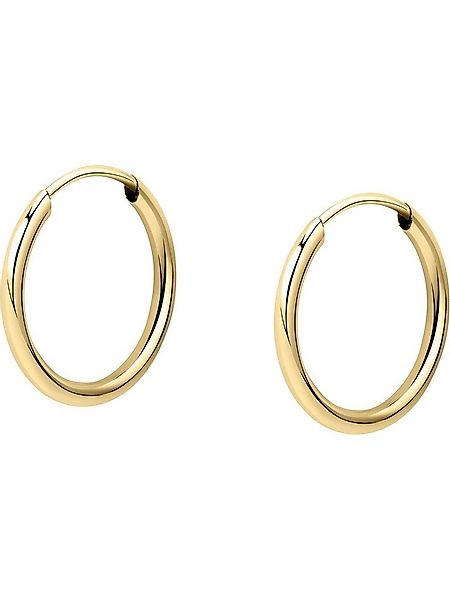 CHRIST Paar Creolen CHRIST Damen-Creolen 585er Gelbgold (Paar) günstig online kaufen