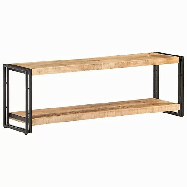 furnicato TV-Schrank 120x30x40 cm Raues Mangoholz (1-St) günstig online kaufen