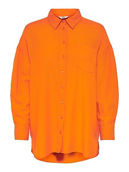ONLY Loose Fit Hemd Damen Orange günstig online kaufen