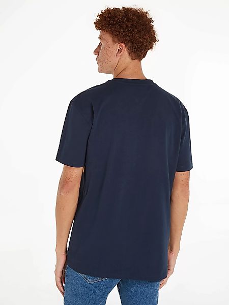 Tommy Jeans T-Shirt TJM REG CUT & SEW TEE mit großem Markenschriftzug günstig online kaufen