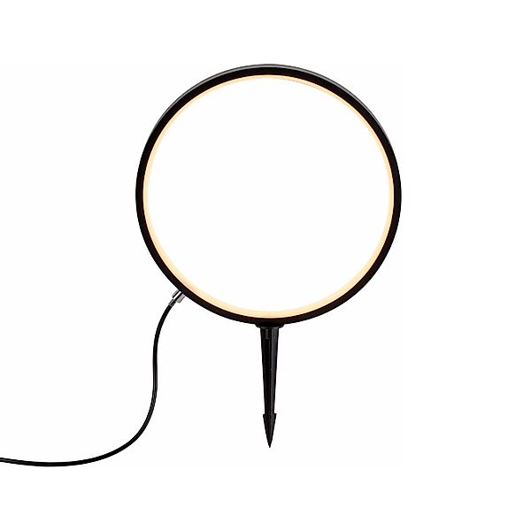 Just Light. LED-Erdspießleuchte Zirkulu Schwarz 48 cm x Ø 32 cm günstig online kaufen