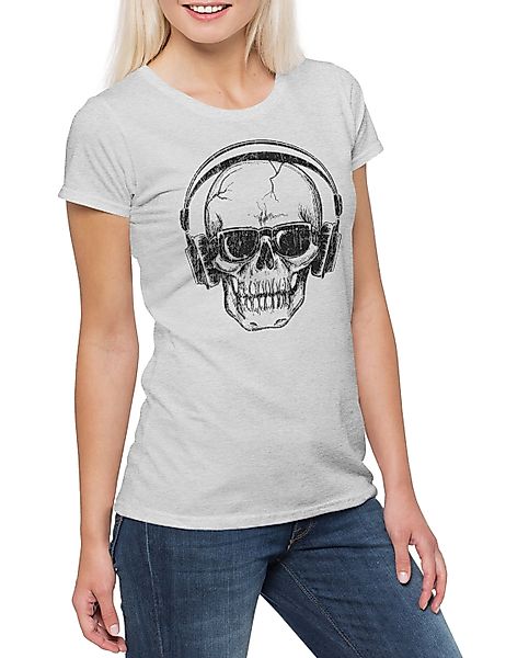 Urban Backwoods Print-Shirt Headphones Sunglasses Skull günstig online kaufen