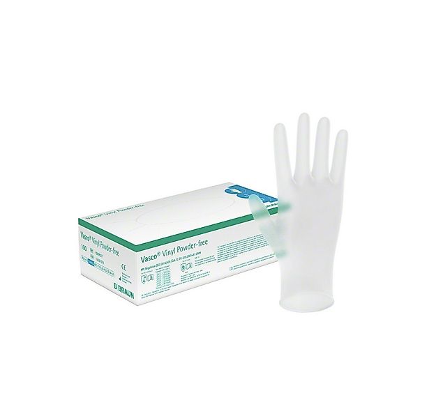 B. Braun Einweghandschuhe Vasco Vinyl Powderfree U.-Handschuhe Gr. S/L/XL 1 günstig online kaufen