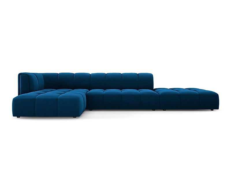 Milo Casa | Ecksofa Francesca Samt links 5-Sitzer günstig online kaufen