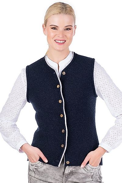 Berwin & Wolff Trachtenweste Strickweste Damen - Hilda - marineblau günstig online kaufen