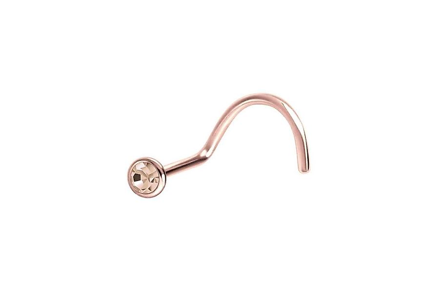PIERCINGLINE Nasenpiercing Chirurgenstahl Nasenstecker Spirale FLACHER KRIS günstig online kaufen