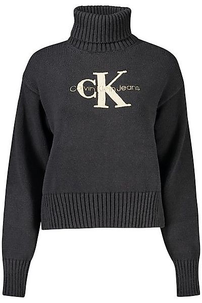 Calvin Klein Jeans Strickpullover Eleganter Damen-Rollkragenpullover mit St günstig online kaufen