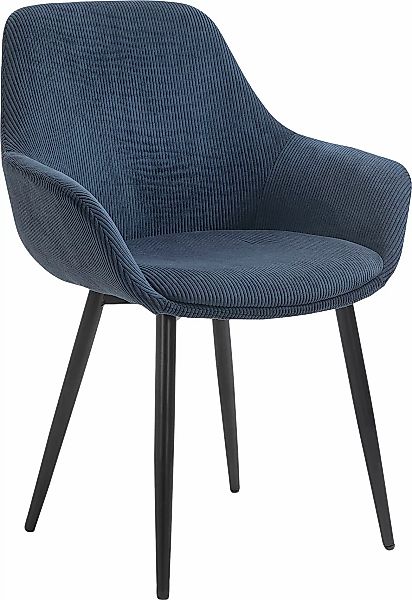 SalesFever Armlehnstuhl, (Set), 2 St., Strukturstoff, Bezug in Cord-Optik günstig online kaufen