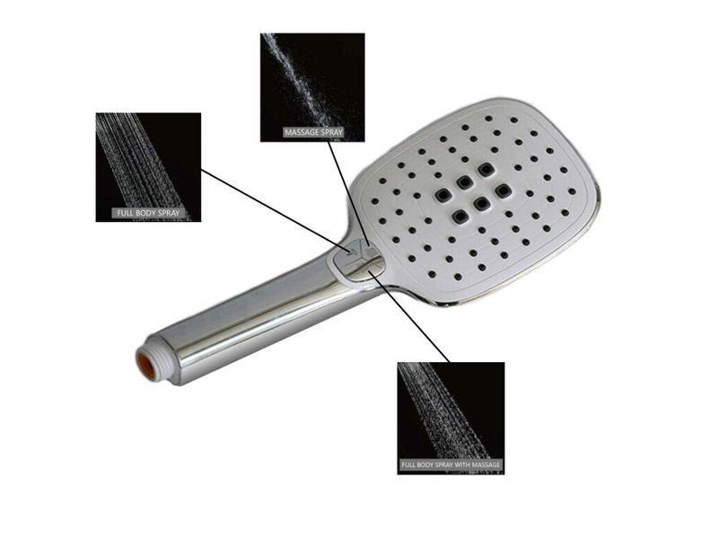 walexo Duscharmatur Dusche Wandhalterung Deckenhalterung Eckig günstig online kaufen