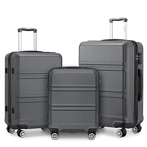 KONO Trolleyset 4 Rollen, (3 tlg), günstig online kaufen