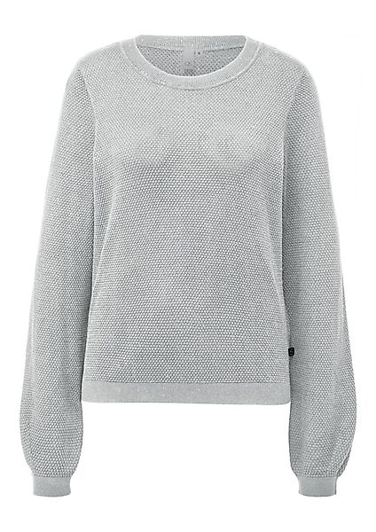 QS Rundhalspullover in Strick-Optik günstig online kaufen