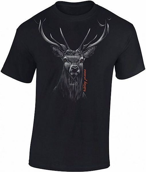 Baddery Print-Shirt Jäger T-Shirt: "Hunting Passion" günstig online kaufen