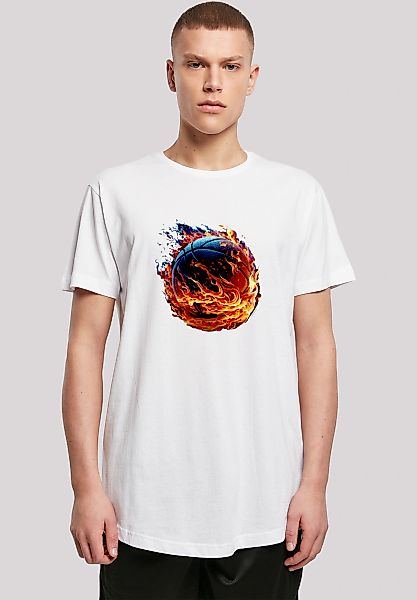 F4NT4STIC T-Shirt "Basketball On Fire Sport LONG" Print günstig online kaufen