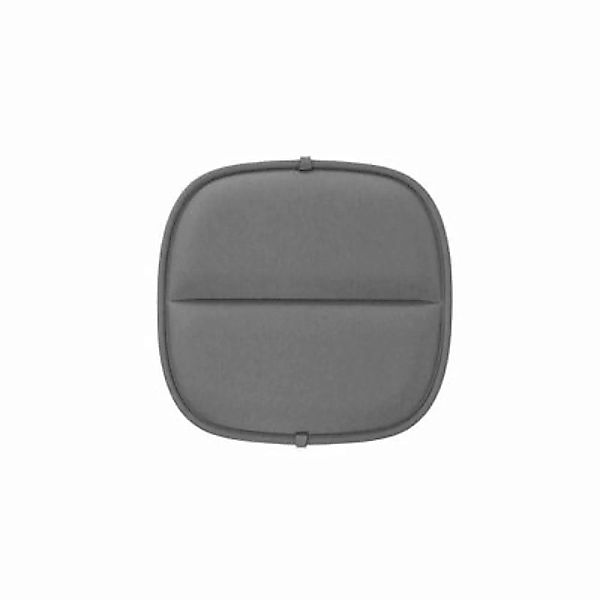 Armlehne  textil grau schwarz / Für HiRay Armlehnstuhl - Recycelt - Kartell günstig online kaufen