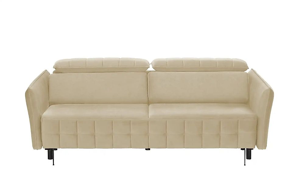 smart Schlafsofa mit verstellbaren Kopfstützen Momoka ¦ beige ¦ Maße (cm): günstig online kaufen