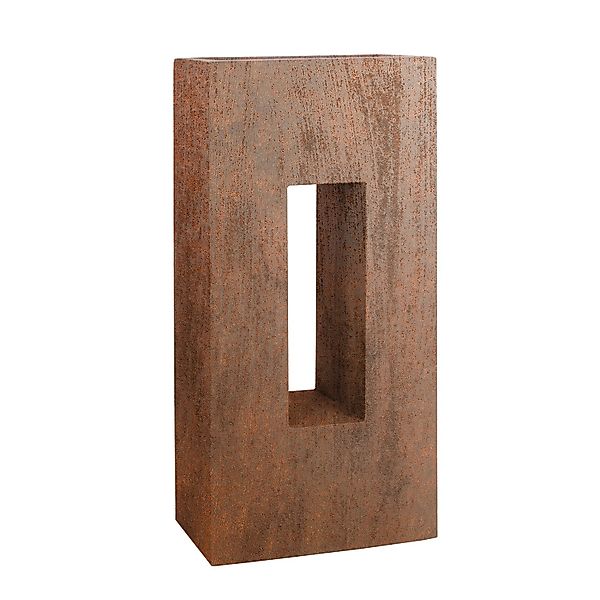 Pflanzwerk Hochbeet Pflanzkübel Vista Premium Frostbeständig 92 cm Rost günstig online kaufen