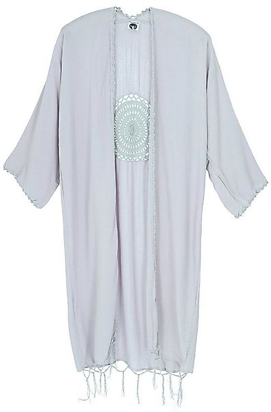 Guru-Shop Kimono Leichter Kaftan, besticktes offenes.., alternative Bekleid günstig online kaufen
