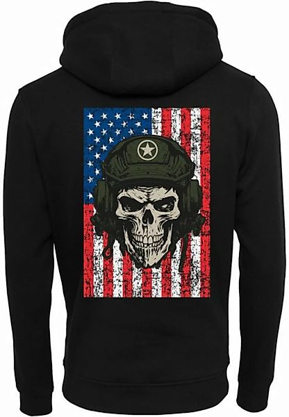 Baddery Kapuzenpullover US Army Hoodie : Army Skull mit Stick Patch, hochwe günstig online kaufen