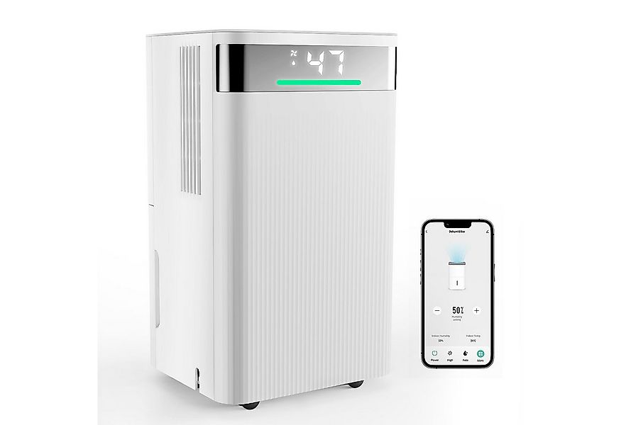 oyajia Luftentfeuchter Smart Luftentfeuchter 14L/Tag für Wohnung, Bad & Kel günstig online kaufen