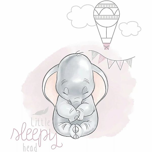 Komar Bild »Dumbo Sleepy«, Disney, (1 St.), Wandbild zur Dekoration im Kind günstig online kaufen